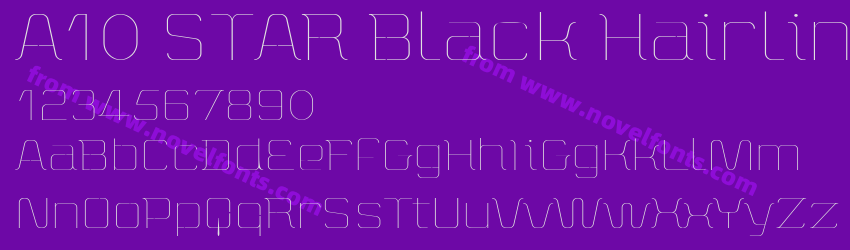A10 STAR Black HairlinePreview A10 STAR Black HairlinePreview