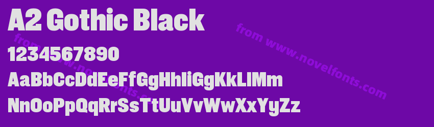 A2 Gothic BlackPreview A2 Gothic BlackPreview