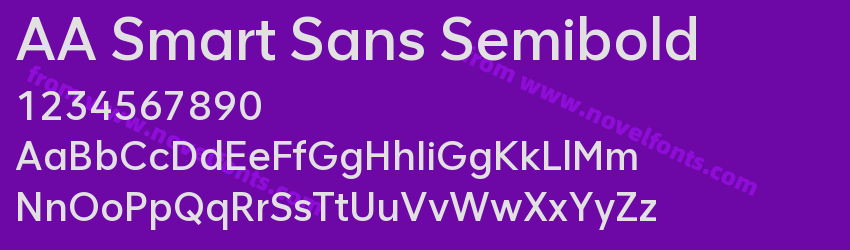 AA Smart Sans SemiboldPreview AA Smart Sans SemiboldPreview