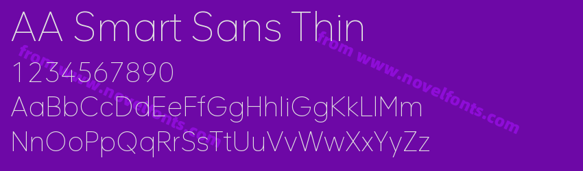 AA Smart Sans ThinPreview AA Smart Sans ThinPreview