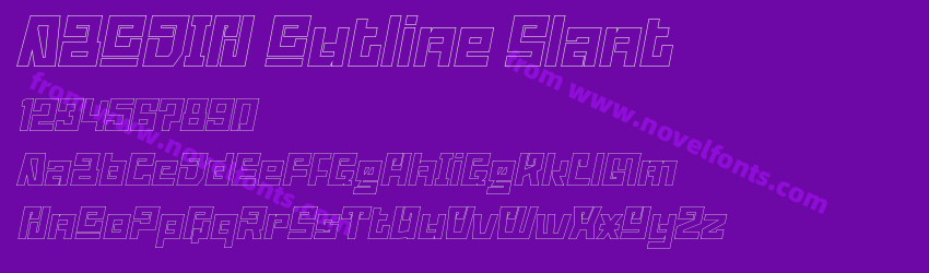 ABODIN Outline SlantPreview ABODIN Outline SlantPreview