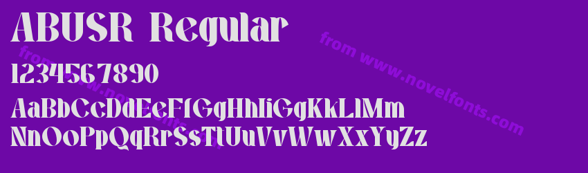 ABUSR RegularPreview ABUSR RegularPreview