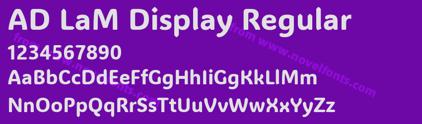 AD LaM Display RegularPreview AD LaM Display RegularPreview