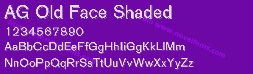 AG Old Face ShadedPreview AG Old Face ShadedPreview