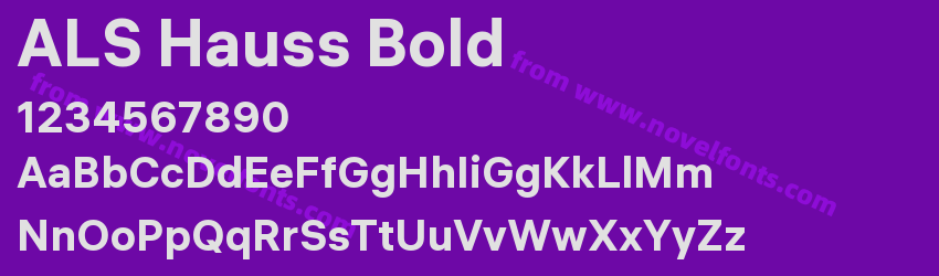 ALS Hauss BoldPreview ALS Hauss BoldPreview