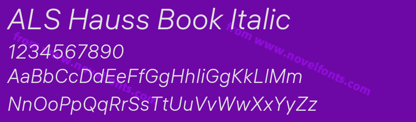 ALS Hauss Book ItalicPreview ALS Hauss Book ItalicPreview