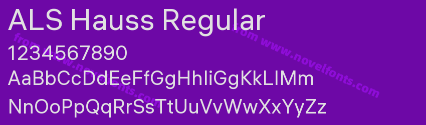 ALS Hauss RegularPreview ALS Hauss RegularPreview