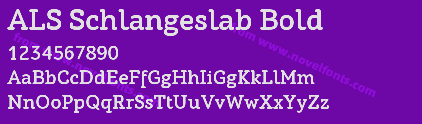 ALS Schlangeslab BoldPreview ALS Schlangeslab BoldPreview