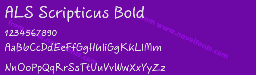 ALS Scripticus BoldPreview ALS Scripticus BoldPreview