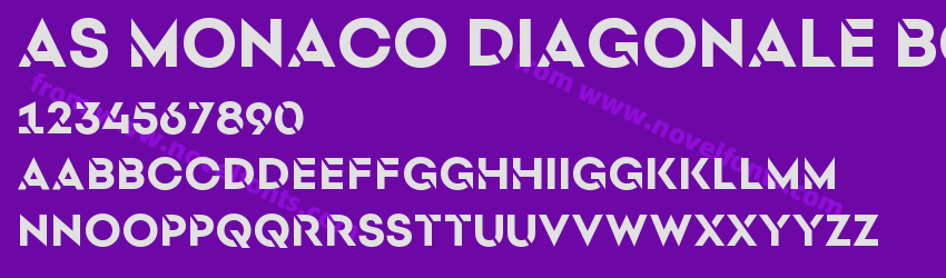 AS Monaco Diagonale BoldPreview AS Monaco Diagonale BoldPreview