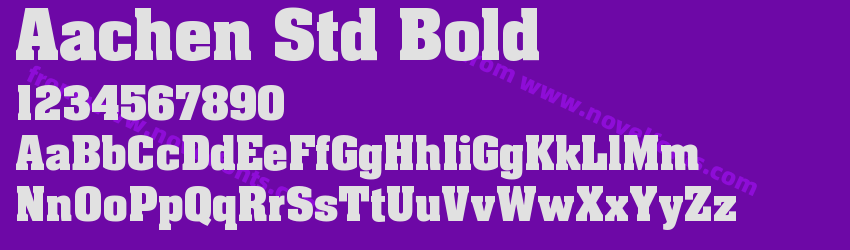 Aachen Std BoldPreview Aachen Std BoldPreview