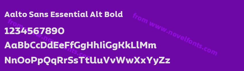 Aalto Sans Essential Alt BoldPreview Aalto Sans Essential Alt BoldPreview