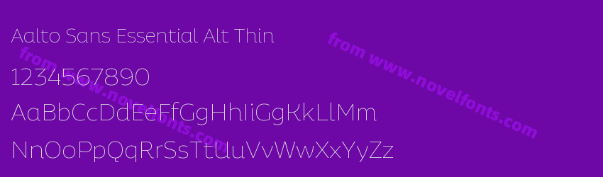 Aalto Sans Essential Alt ThinPreview Aalto Sans Essential Alt ThinPreview