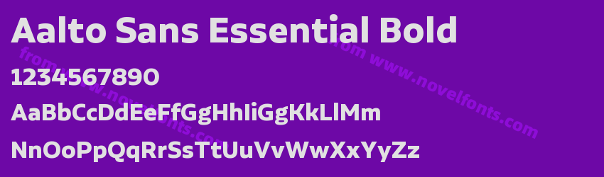 Aalto Sans Essential BoldPreview Aalto Sans Essential BoldPreview