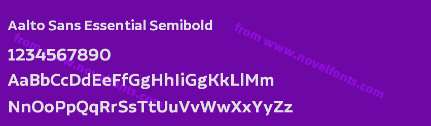 Aalto Sans Essential SemiboldPreview Aalto Sans Essential SemiboldPreview