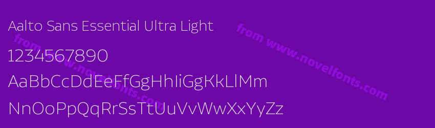 Aalto Sans Essential Ultra LightPreview Aalto Sans Essential Ultra LightPreview