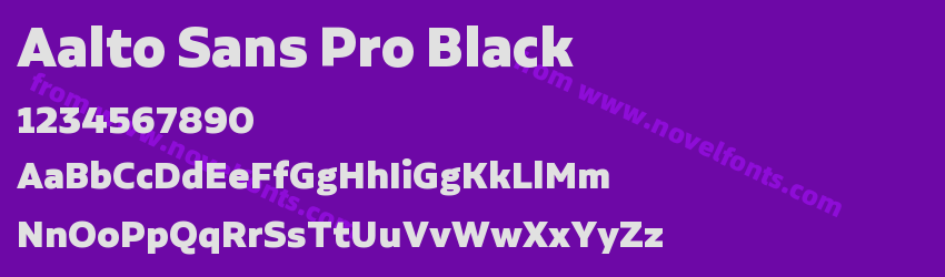 Aalto Sans Pro BlackPreview Aalto Sans Pro BlackPreview