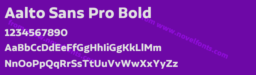 Aalto Sans Pro BoldPreview Aalto Sans Pro BoldPreview