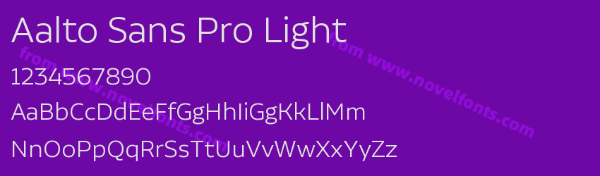 Aalto Sans Pro LightPreview Aalto Sans Pro LightPreview