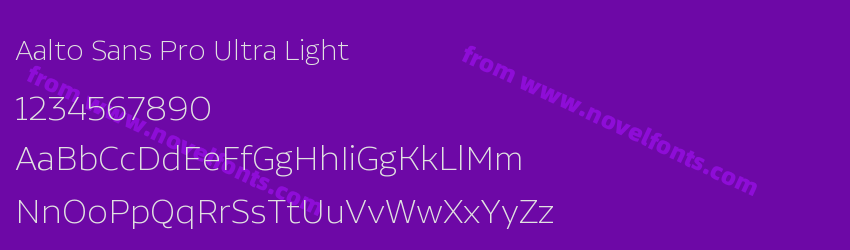 Aalto Sans Pro Ultra LightPreview Aalto Sans Pro Ultra LightPreview