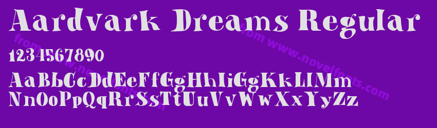Aardvark Dreams RegularPreview Aardvark Dreams RegularPreview