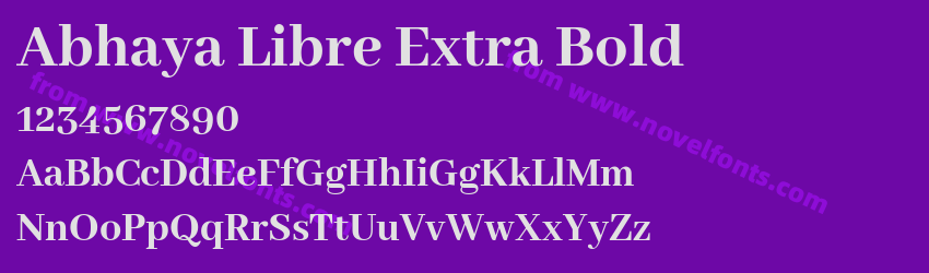 Abhaya Libre Extra BoldPreview Abhaya Libre Extra BoldPreview