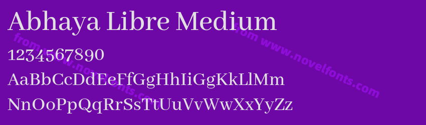 Abhaya Libre MediumPreview Abhaya Libre MediumPreview