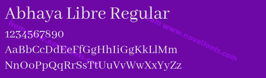 Abhaya Libre RegularPreview Abhaya Libre RegularPreview