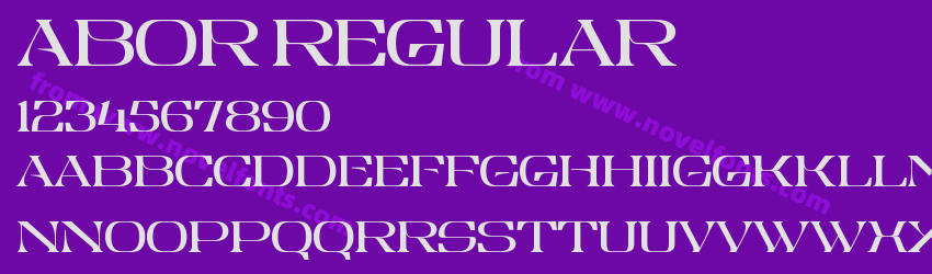 Abor RegularPreview Abor RegularPreview