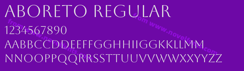 Aboreto RegularPreview Aboreto RegularPreview