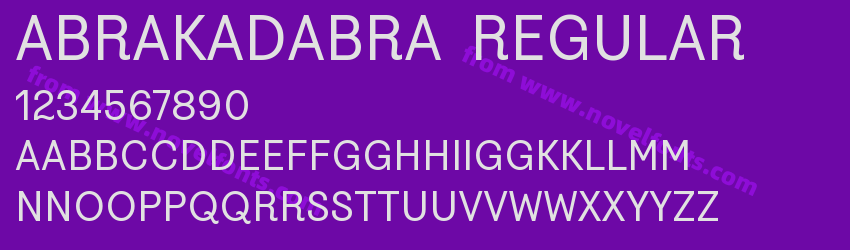 Abrakadabra RegularPreview Abrakadabra RegularPreview