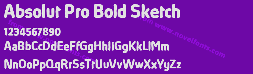 Absolut Pro Bold SketchPreview Absolut Pro Bold SketchPreview