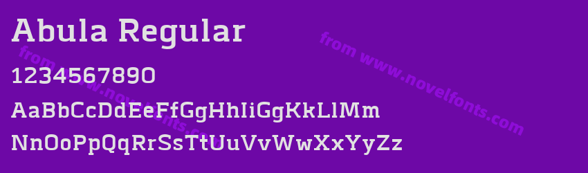 Abula RegularPreview Abula RegularPreview