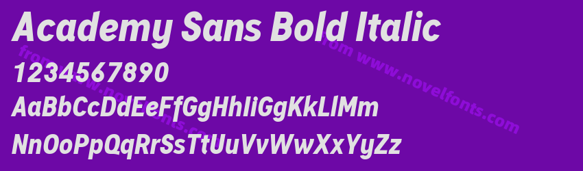 Academy Sans Bold ItalicPreview Academy Sans Bold ItalicPreview