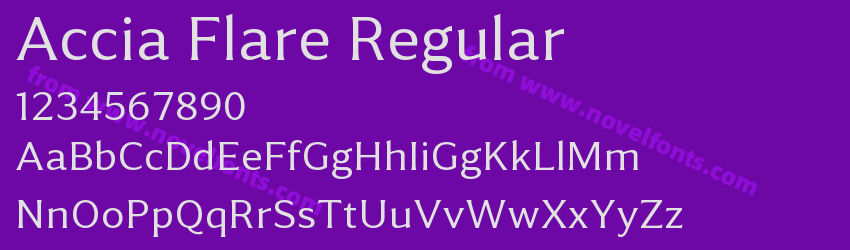 Accia Flare RegularPreview Accia Flare RegularPreview