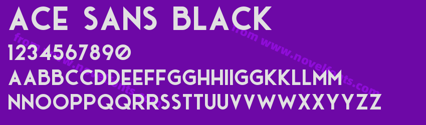 Ace Sans BlackPreview Ace Sans BlackPreview