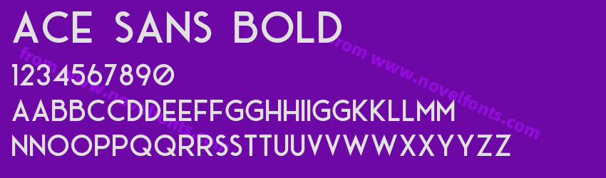 Ace Sans BoldPreview Ace Sans BoldPreview