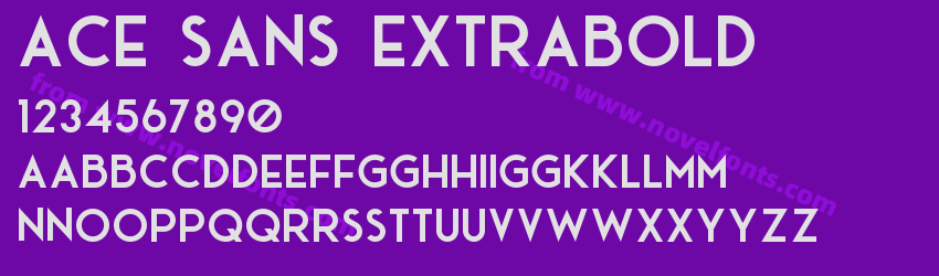 Ace Sans ExtraboldPreview Ace Sans ExtraboldPreview