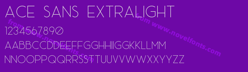 Ace Sans ExtralightPreview Ace Sans ExtralightPreview