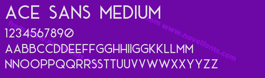 Ace Sans MediumPreview Ace Sans MediumPreview