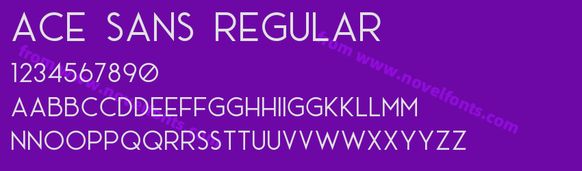Ace Sans RegularPreview Ace Sans RegularPreview