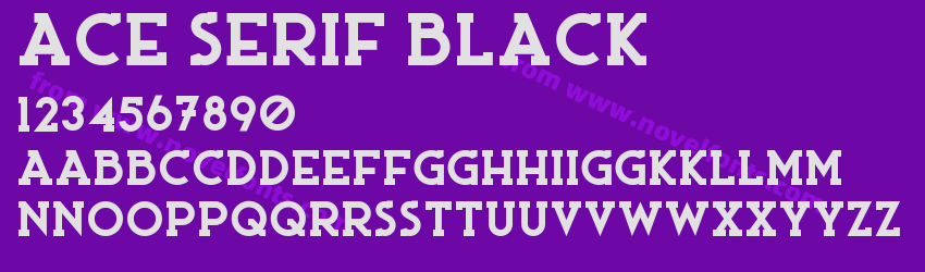 Ace Serif BlackPreview Ace Serif BlackPreview