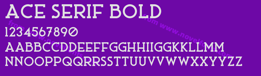 Ace Serif BoldPreview Ace Serif BoldPreview