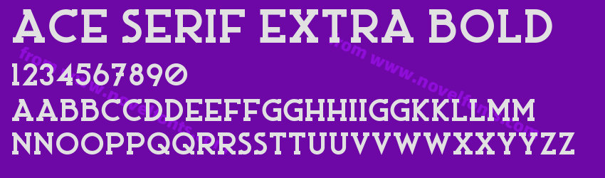 Ace Serif Extra BoldPreview Ace Serif Extra BoldPreview