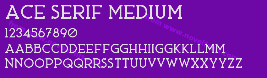 Ace Serif MediumPreview Ace Serif MediumPreview