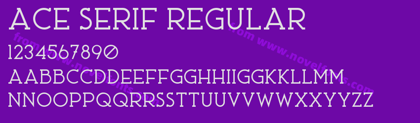 Ace Serif RegularPreview Ace Serif RegularPreview