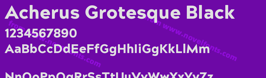 Acherus Grotesque BlackPreview Acherus Grotesque BlackPreview