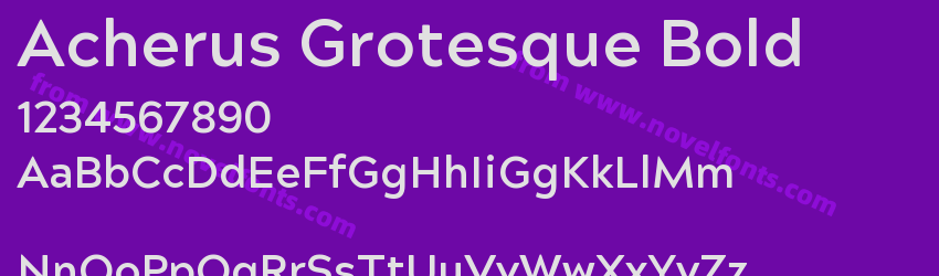 Acherus Grotesque BoldPreview Acherus Grotesque BoldPreview