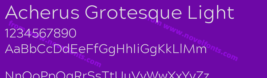 Acherus Grotesque LightPreview Acherus Grotesque LightPreview