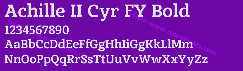 Achille II Cyr FY BoldPreview Achille II Cyr FY BoldPreview